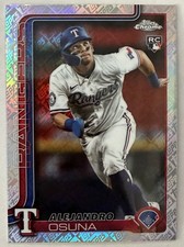 25 Topps Chrome Update Topps Logo Refractor Card #USC174 Alejandro Osuna RC