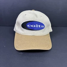 Indianapolis Colts Vintage American Needle Beige Strapback Cap Hat