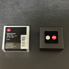 Leica Genuine Soft Shutter Release Button 12mm Red Logo