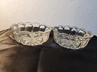 Vintage Anchor Hocking Fairfield Clear Glass Bowl 6” Diameter Scalloped Edges...
