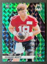 2025 Panini Mosaic Graham Mertz #392 Rookies Green Prizm RC Texans