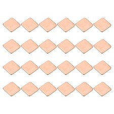 24 Pcs Heatsink Copper Pad Shim IC Chipset GPU Thermal Heatsink 15x15x1.5mm
