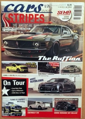 Cars & Stripes 1/26 Nr. 55 US-Cars, Shelby Cobra, Corvette C8, Mustang, Hellcat