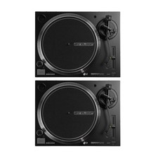 Reloop RP-5000 MK4 Coppia Giradischi Profession. trazione diretta per Dj, Black