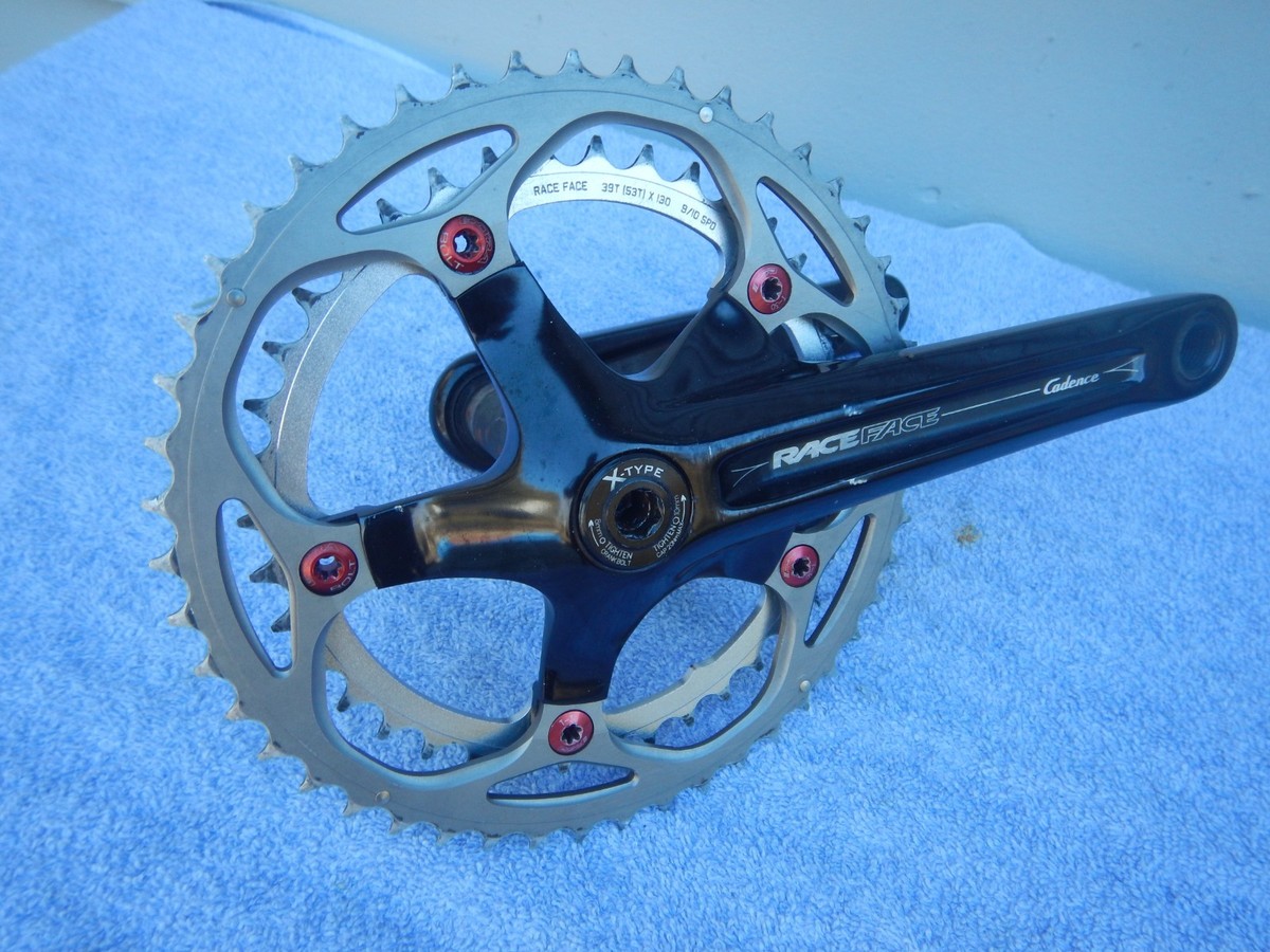 Race Face Cadence X-Type Double Road Racing Bike Cranks 172-mm