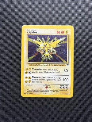 Pokemon Card Legendary Collection Holo Zapdos 19/110