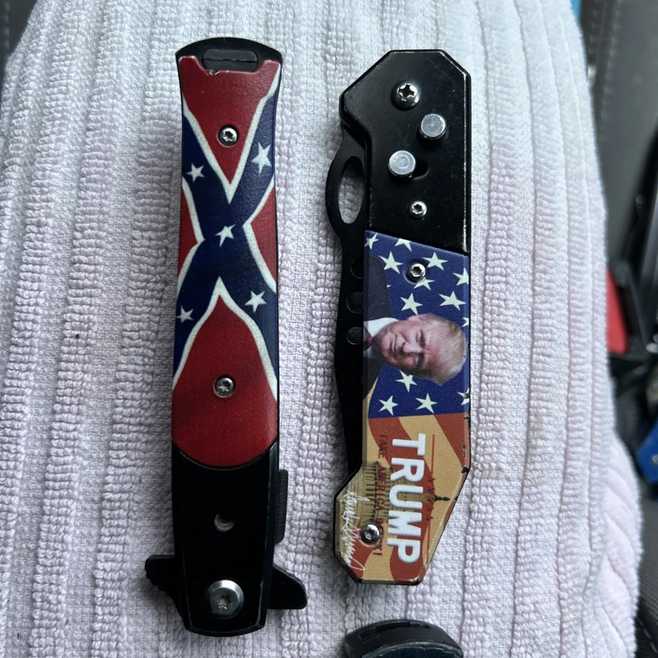 Lote de 4 cuchillos Trump y Texas  Foto 2 de 4