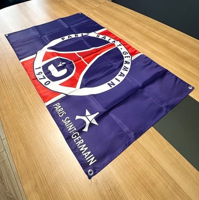 PSG Paris Saint Germain Flag Banner 120x70 cm 47x27'' Football Fan Decor