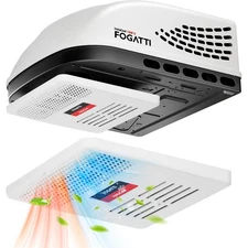 Ducted RV Air Conditioner 15,000 BTU Cooling+5,210 BTU Heating Rooftop AC Unit