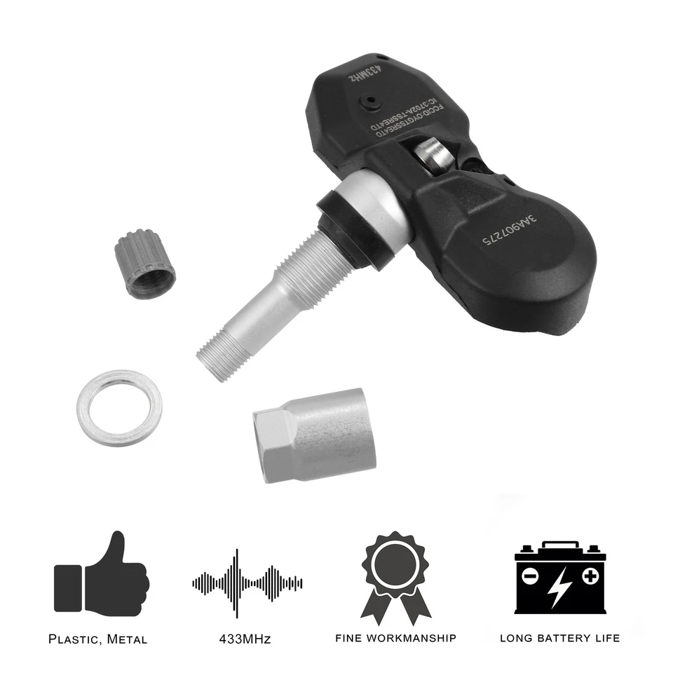 Pack(4) Tire Pressure Monitoring System Sensor TPMS Sensor for Volkswagen CC - Image 3 of 4