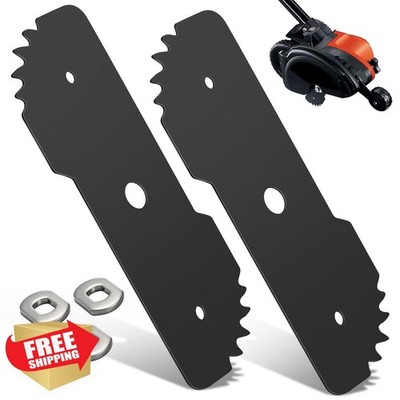 Haiouus 2pk EB-007 Edger Blades for Black Decker