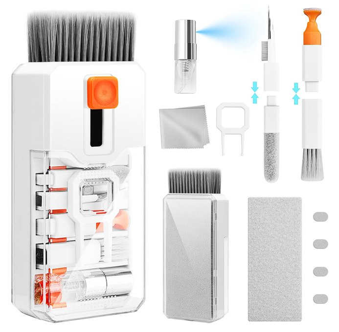 10-in-1 Keyboard Cleaning Kit for iPhone iPad Laptop AirPods Screen Dust Remover