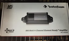 Rockford Fosgate M5-800X4 M5 800W 4-Channel Class-AD Marine Amplifier NEW