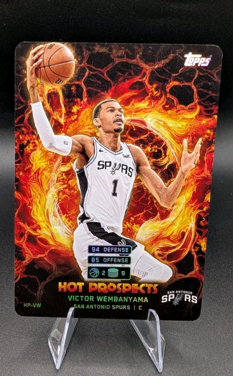 2025-26 Topps Match Attax -Victor Wembanyama -Hot Prospects #HP-VW Spurs