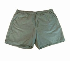 GAP Linen Cotton Easy Short 7 Inseam Elastic Waist Drawstring Green Men s XXL