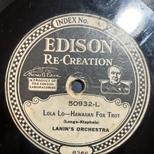 Lola Lo Hawaiian Fox Troy / Jimmy Fox Trot, Edison Record 50932