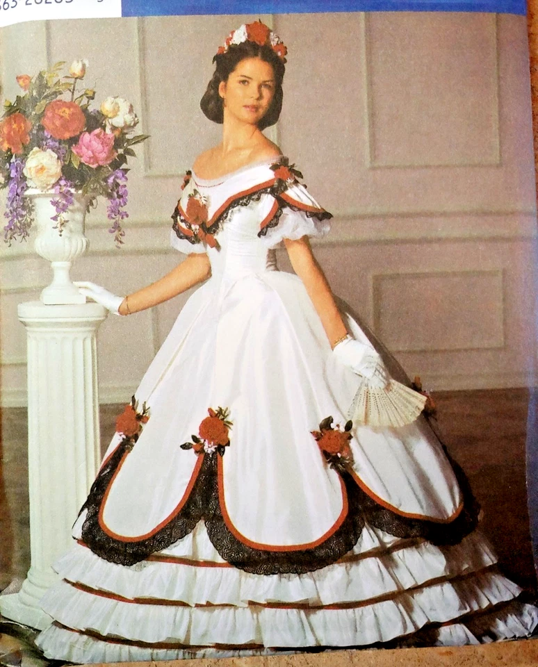 Simplicity 5724 Historical Ball Dress Gown Costume Size Misse14-20 Martha McCain - Image 2 of 4