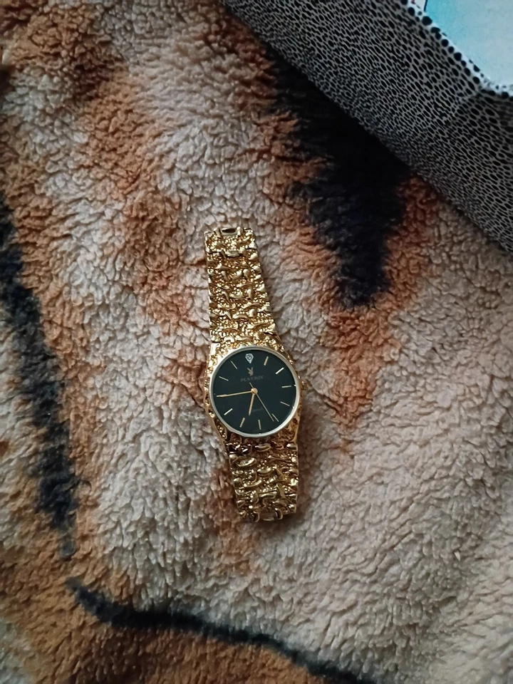 Reloj Playboy pepita dorada vintage Foto 3 de 4
