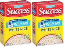 Success Boil-in-Bag Rice, White Quick and Easy 32 Ounce (Pack of 2) 
