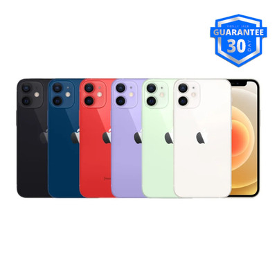 Apple iPhone 12 64GB/128GB - 5G Smartphone - Black, Green, Purple, Red