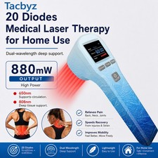 880mW Class 3b Cold Laser Therapy LLLT Device for Pain Relief 16 650nm 4 808nm