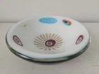 Large Vintage Murano Art Glass Murrine Bowl Mid Century