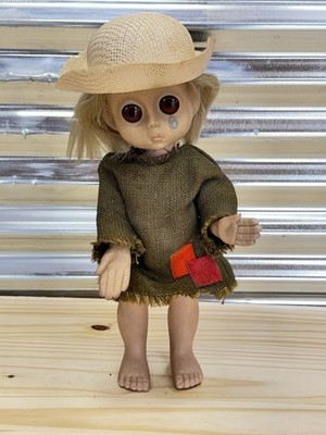 1965 HASBRO Minty LITTLE MISS NO NAME DOLL ORIGINAL TEAR/DRESS/Patches/Panties