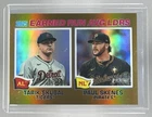 Paul Skenes Tarik Skubal 2026 Topps Heritage #7 Gold Refractor Chrome /50