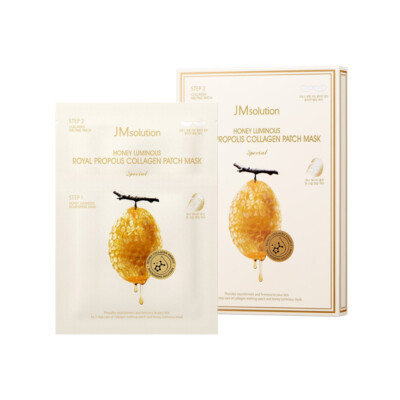 [JMsolution] Honey Luminous Royal Propolis Collagen Patch Mask - 1pack (5pcs)
