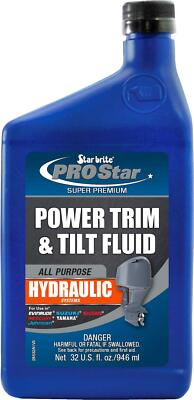 Star Brite Pro Super Premium Power Trim Tilt Fluid 32 Ounce Marine Hydraulic Oil
