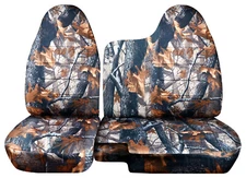 Pickup seat covers fits 2004-2012 Chevy Colorado 60-40 bench seat Camoflage