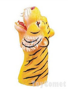 rubber animal hand puppets