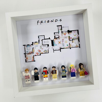 Display case Frame for Lego ® Friends Apartment minifigures - Main Image