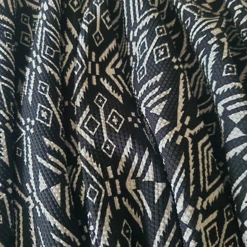 True Rock Girl's Size 8 Black/White Elastic Waist Swing Mini Skirt - Picture 3 of 5