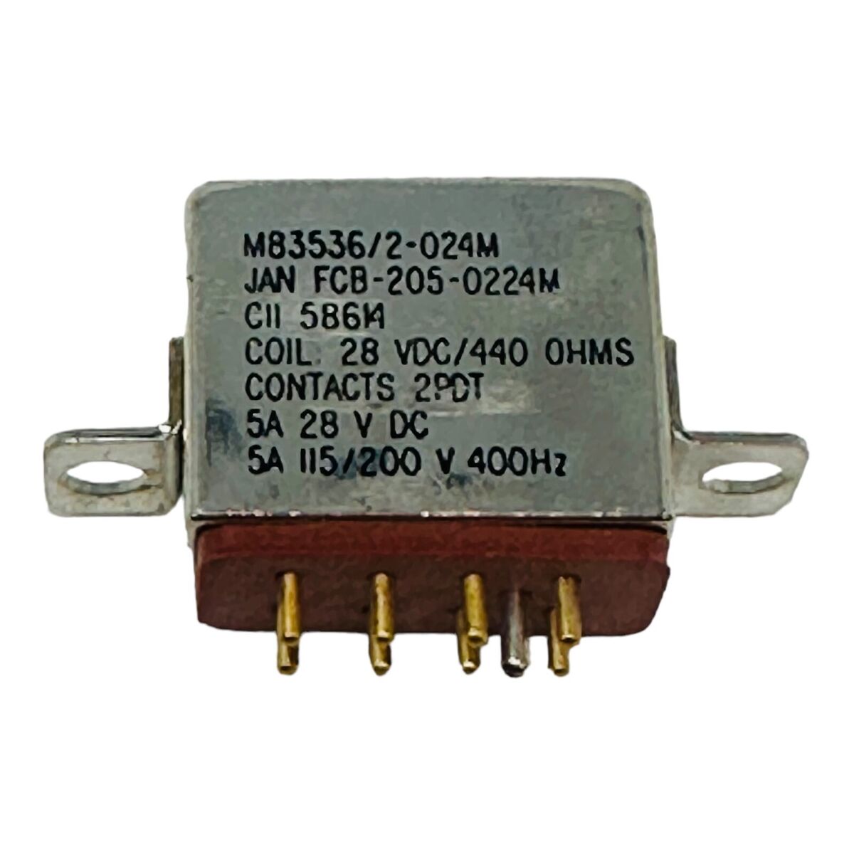 TE CONNECTIVITY M83536/2-024M Industrial Relays 28V 5A NEW TE CONNECTIVITY M83536/2-024M Industrial Relays 28V 5A NEW