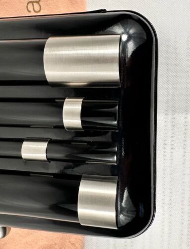 Mimco Black White Silver PVC With Raise Accents Rectangle Clutch Bag - Picture 13 of 24
