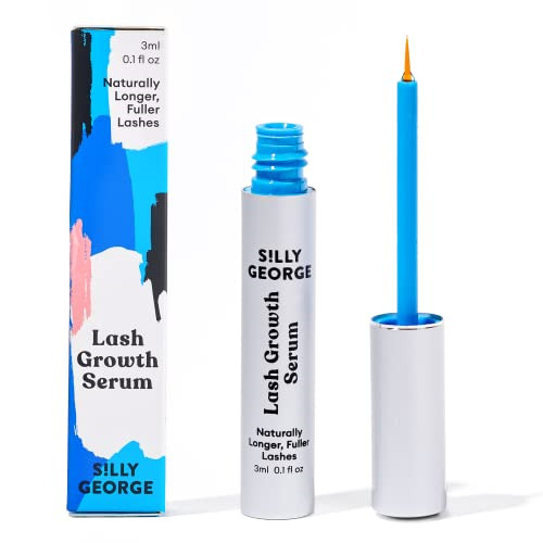 Silly George Eyelash Growth Serum, Conditioner for Thicker, Fuller and Longer &