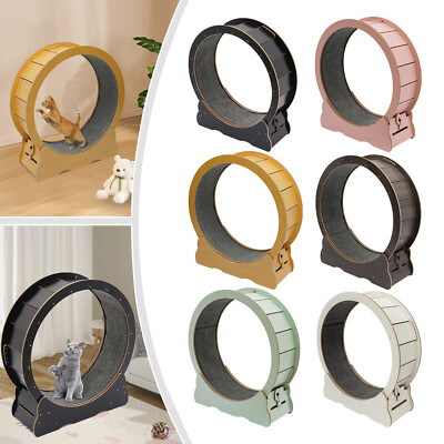 Cat Exercise Wheel Large Cat Running Wheel Stylish Treadmill Indoor For Kitty US