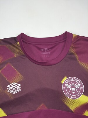 BRENTFORD UMBRO 2022-2023 SEASON WARM UP TRAINING SHIRT JERSEY