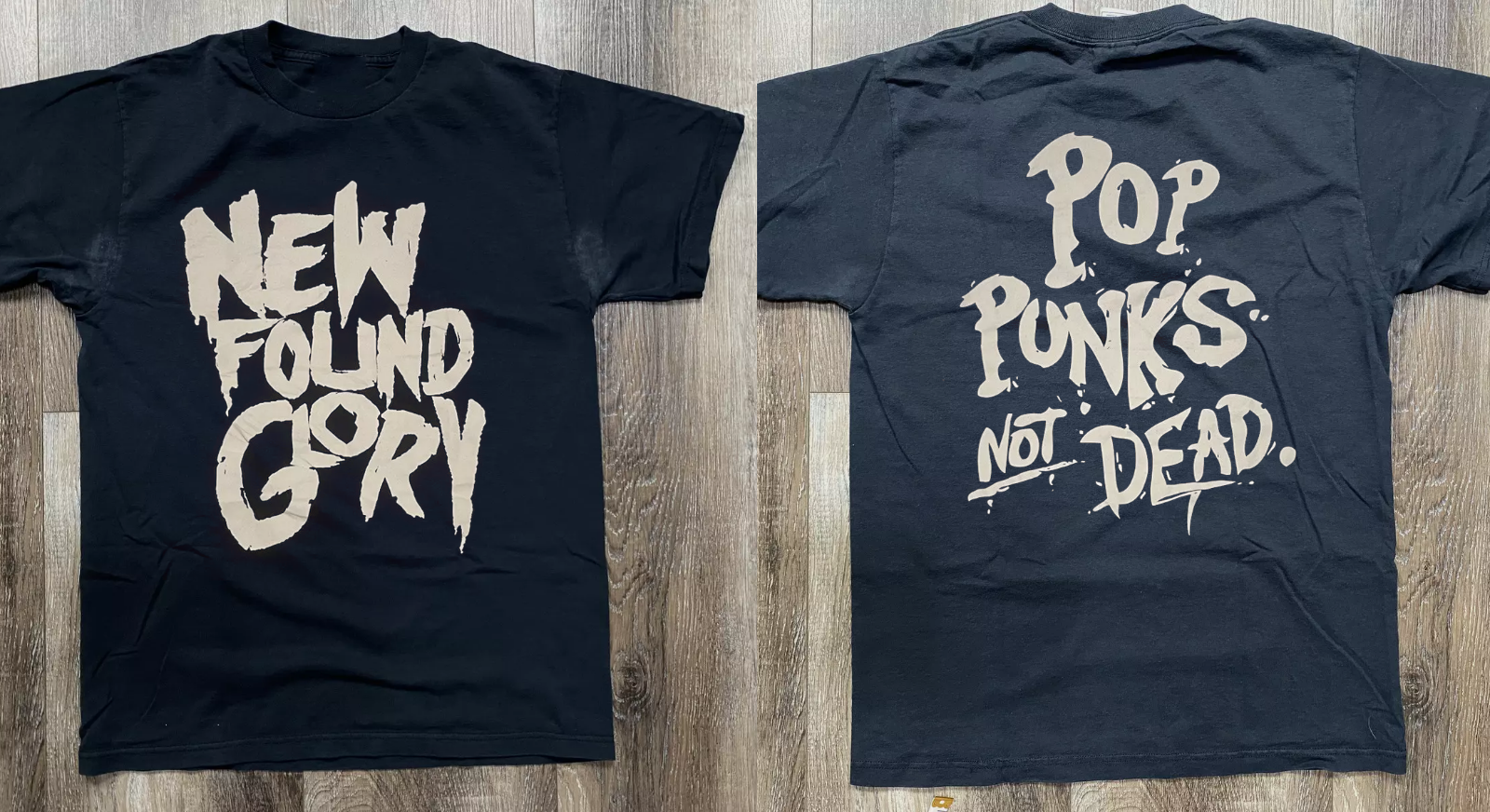 New Found Glory Big Logo Pop Punks Not Dead T Shirt Full Size S-5XL