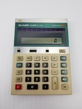 Vintage Sharp ELSI MATE EL-1124 Large Solar Cell Calculator RARE VHTF TESTED