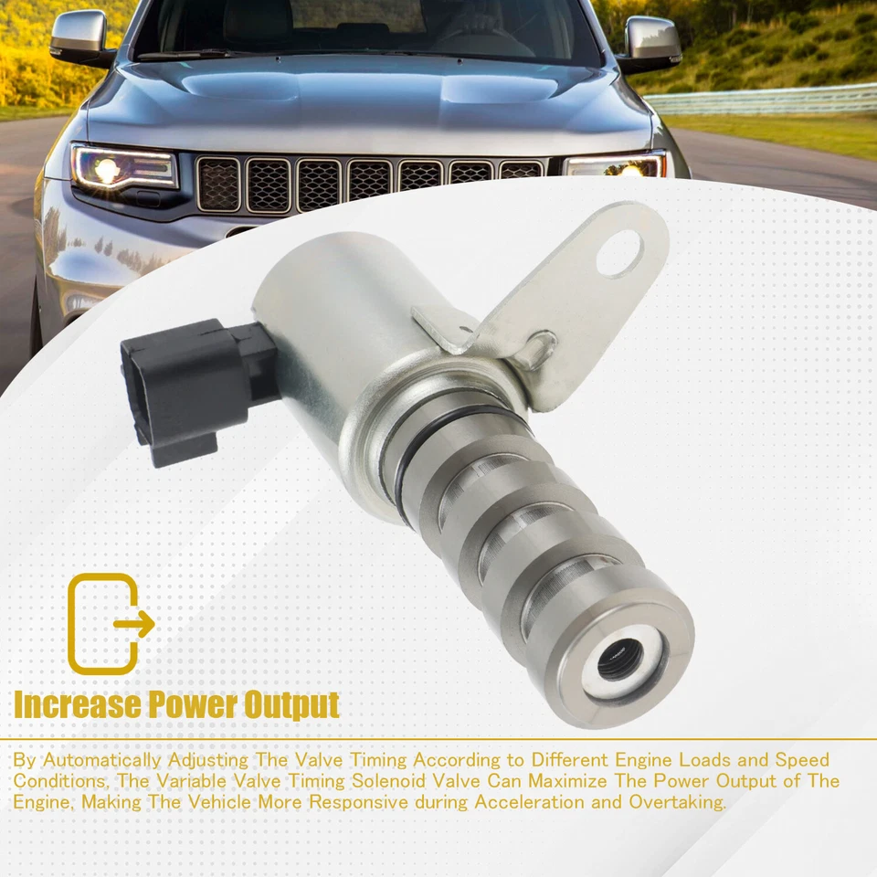 Solenoide de distribución de válvula variable apto para Chrysler 300 2009-2017 53022338AB Foto 2 de 4