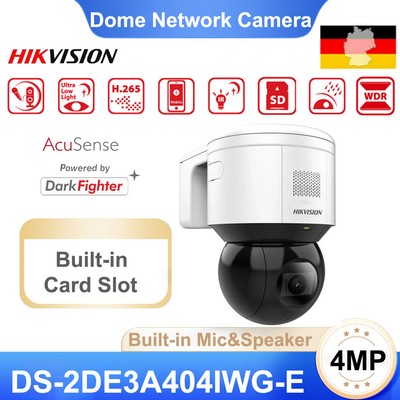 Hikvision DS-2DE3A404IWG-E 4MP 4x Zoom DarkFighter IR Mini Dome IP Kamera DE