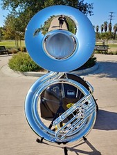 John Packer 2057 Silver Plated Bb Sousaphone - Professional