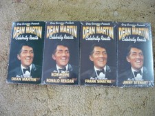 Dean Martin Celebrity Roasts VHS LOT 4 Tapes 3 New Sealed Comedy