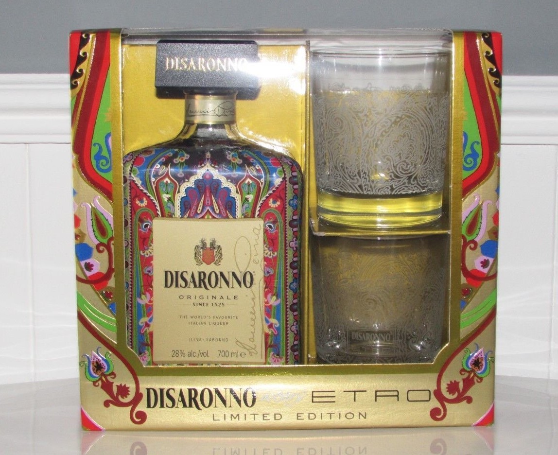 Disaronno AmarettoETRO Special Edition Huge 700ml Empty Bottle