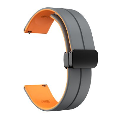 Magnetic Silicone Band for HONOR Watch GS 3 GS Pro E3 Magic 2 46mm 42mm Strap