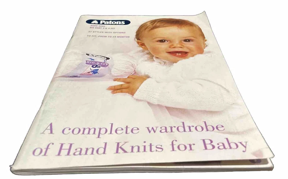 Patons 5000-Knitting Book-Complete Wardrobe Of Handknits For Baby  - Image 3 of 4