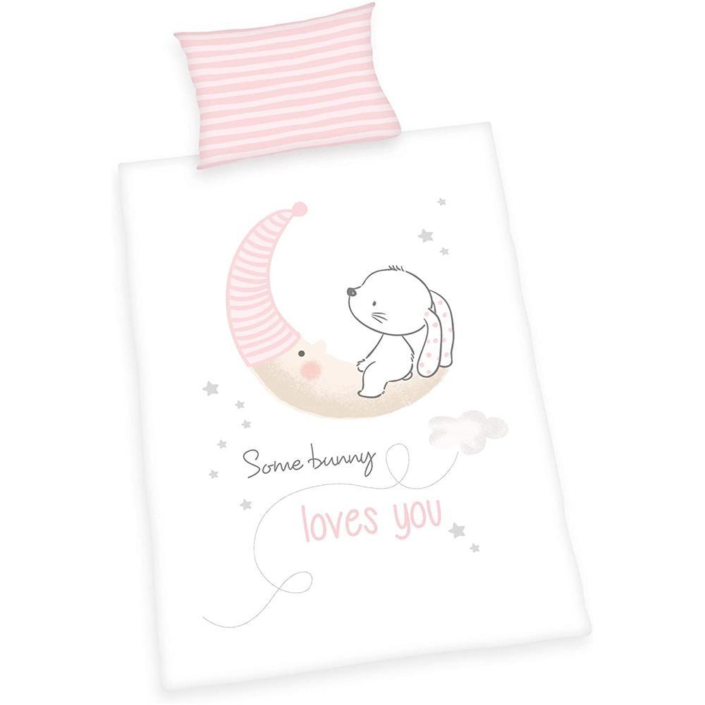 Подстилка для кролика Babybettwsche 40x60100x135 см rosa Baumwolle Hase 4890₽