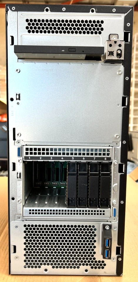 HP ProLiant ML110 Gen 9 G9 Xeon E5-1603 v3 @2.8GHz 16GB H240 HBA 2xCards 2xPower - Image 3 of 4